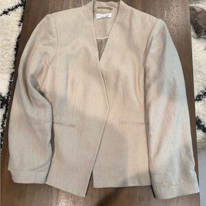 Calvin Klein Women's Beige Blazer